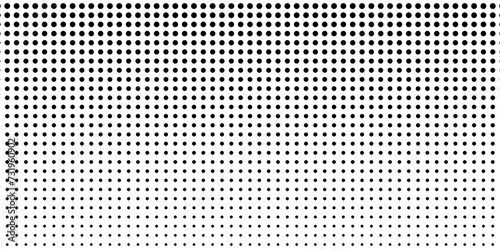 Background with monochrome dotted texture. Polka dot pattern template. Background with black dots - stock vector dots basic