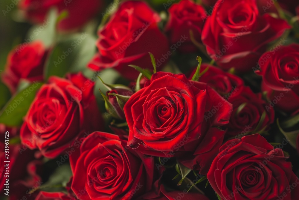 Velvet blooms of desire, a tapestry of red roses whispering timeless love and passion, a delicate dance of flora's finest.
Velvet blooms of desire, a tapestry of red roses whispering timeless love and passion, a delicate dance of flora's finest.