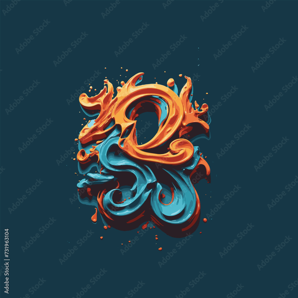 liquid Editable text effect 3d Alphabet Cartoon Comic style premium vector