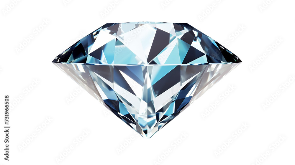 Realistic 3d diamond isolated on transparent background. Realistic 3d diamond isolated on transparent background.