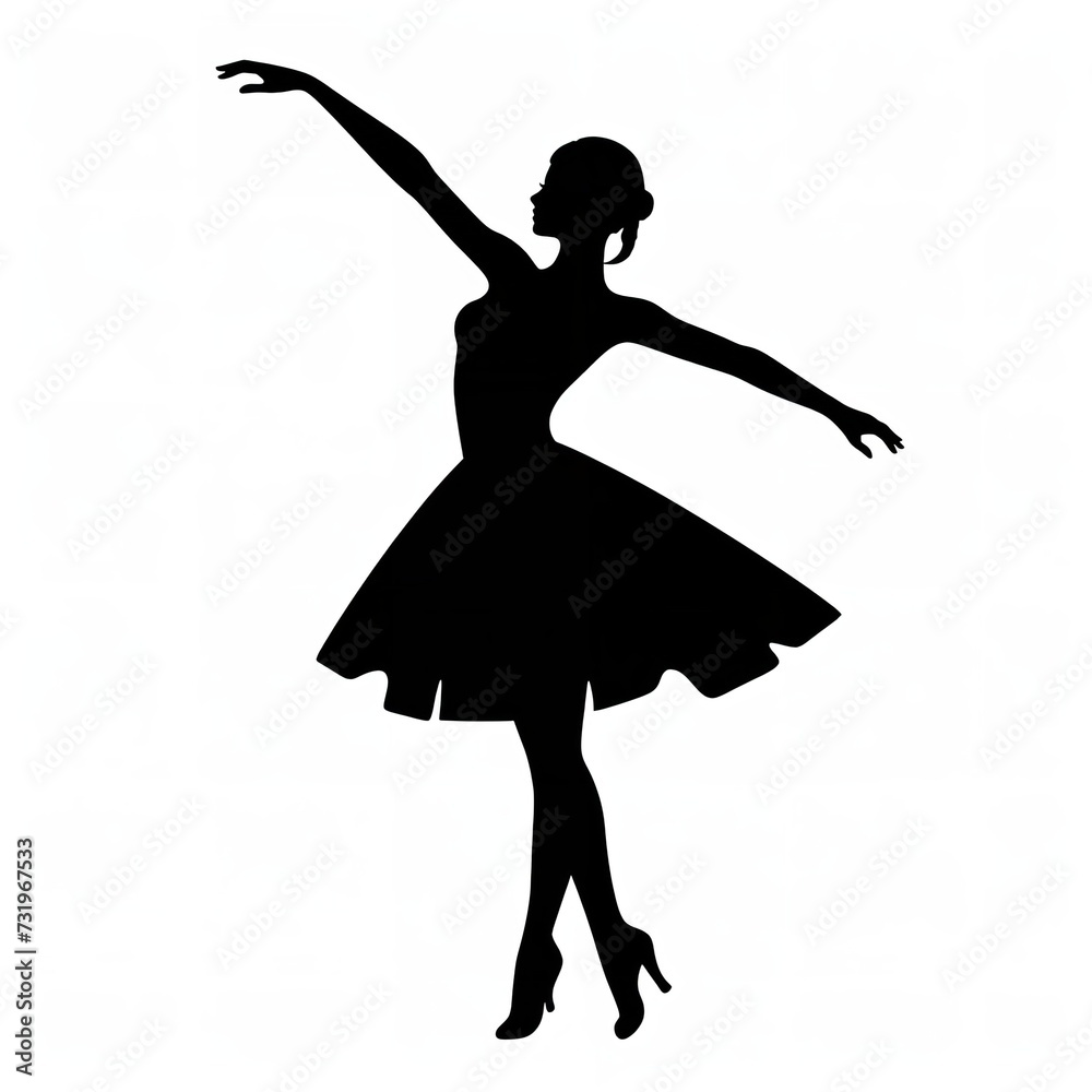 Color Silhouette of a Dancer: Simple and Elegant Movement
Color Silhouette of a Dancer: Simple and Elegant Movement