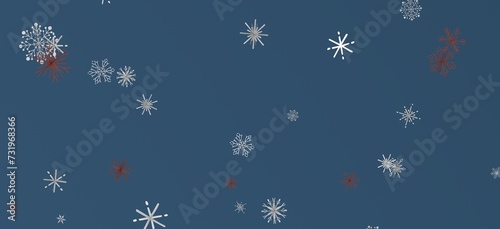 XMAS Stars - Festive christmas card. Isolated illustration white background. -