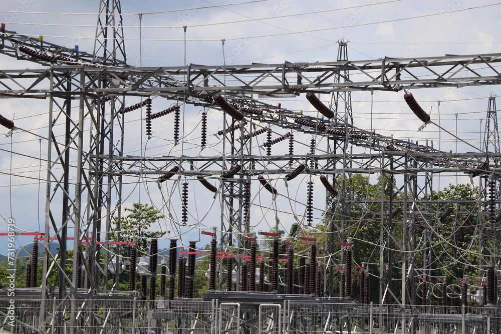 electrical substation image. power distributor electrical substation image. power distributor