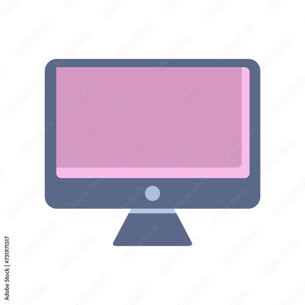 monitor icon design vector template