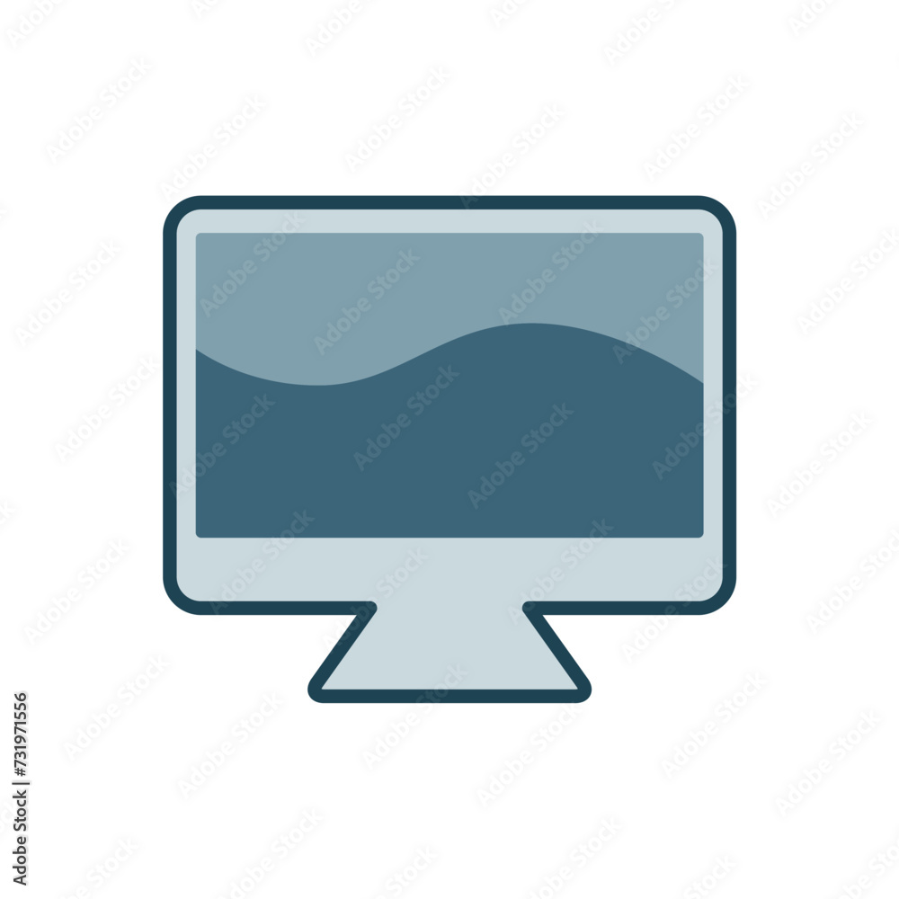 monitor icon design vector template monitor icon design vector template