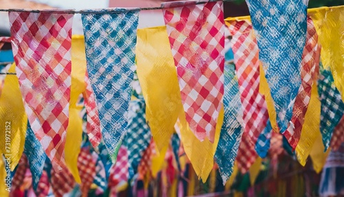 Bandeiras de festa junina photo