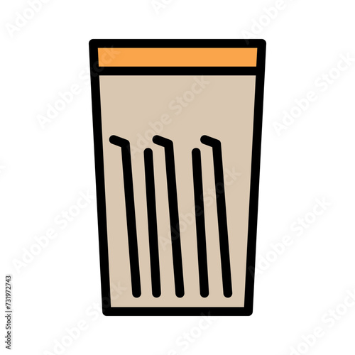 Beer Craft Glass Filled Outline Icon