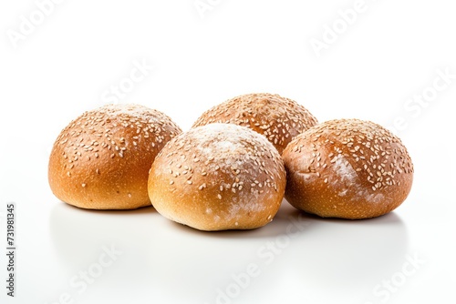 Bun bread close up
