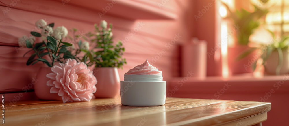 spa still life, bottle of cream for body spa still life, bottle of cream for body