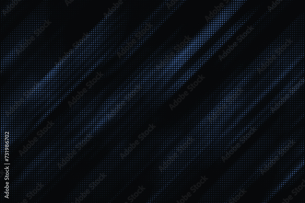 Abstract vector torn blue halftone background. Scrathed dotted texture element. Diagonal composition Abstract vector torn blue halftone background. Scrathed dotted texture element. Diagonal composition