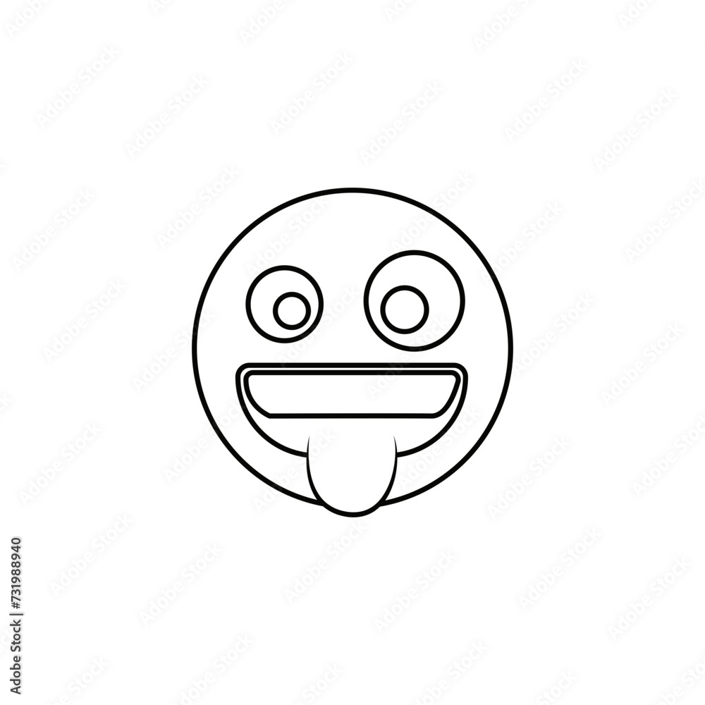 black emoticon Bold line icon. Images are a vector, editable stroke. Made with precision and an eye for quality. black emoticon Bold line icon. Images are a vector, editable stroke. Made with precision and an eye for quality.