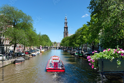 Photography Grachtenrundfahrt in Prinsengracht, City Amsterdam
