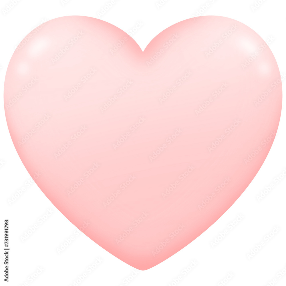 Heart pink