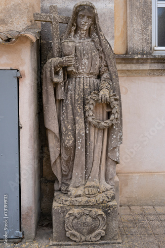Faith saint, Manacor, municipal cemetery, Mallorca, Balearic Islands, Spain