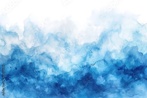 Blue watercolor background © abstract Art