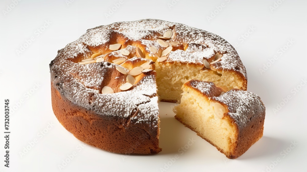 Sbrisolona: Typical Italian Cake with Sugar Egg

