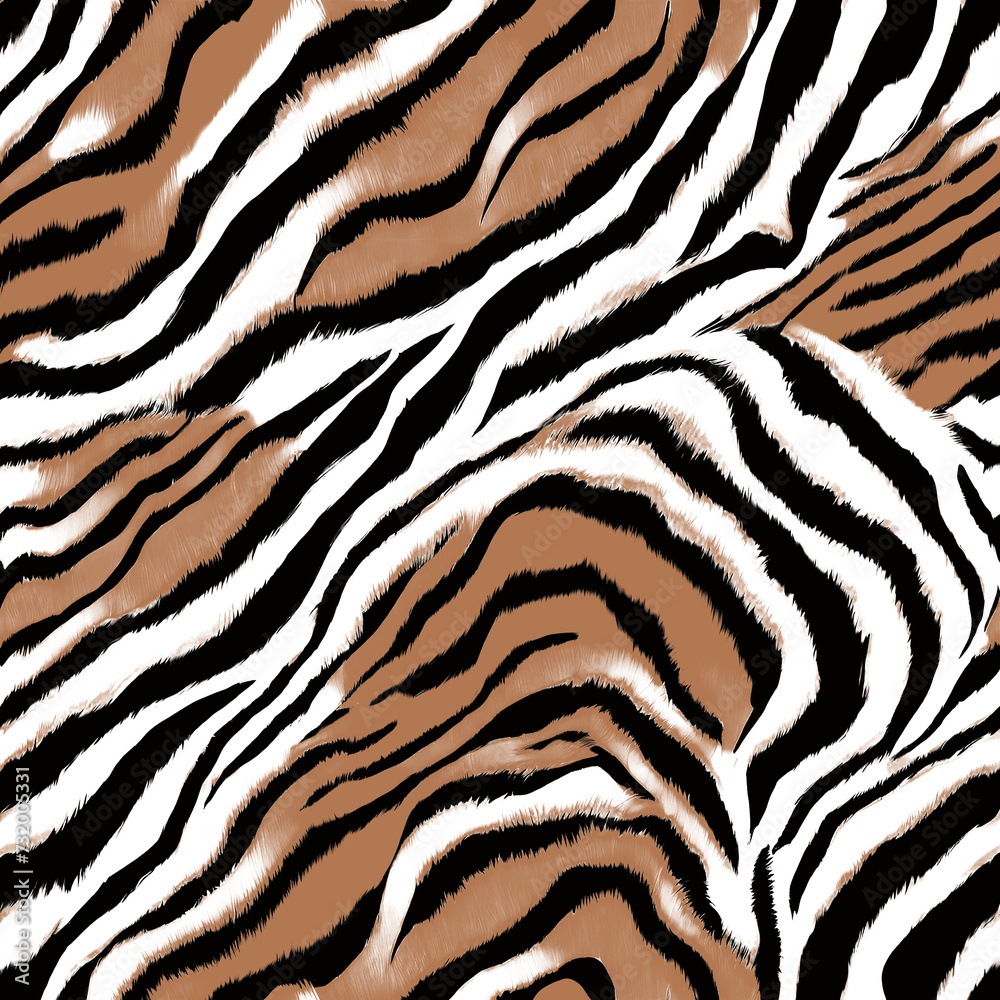 Zebra, tiger texture, animal print. Zebra, tiger texture, animal print.