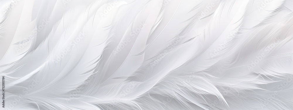 Closeup, white and feathers background for peace, religion and hope. feather for creative banner. Soft touch. Products from feathers Closeup, white and feathers background for peace, religion and hope. feather for creative banner. Soft touch. Products from feathers