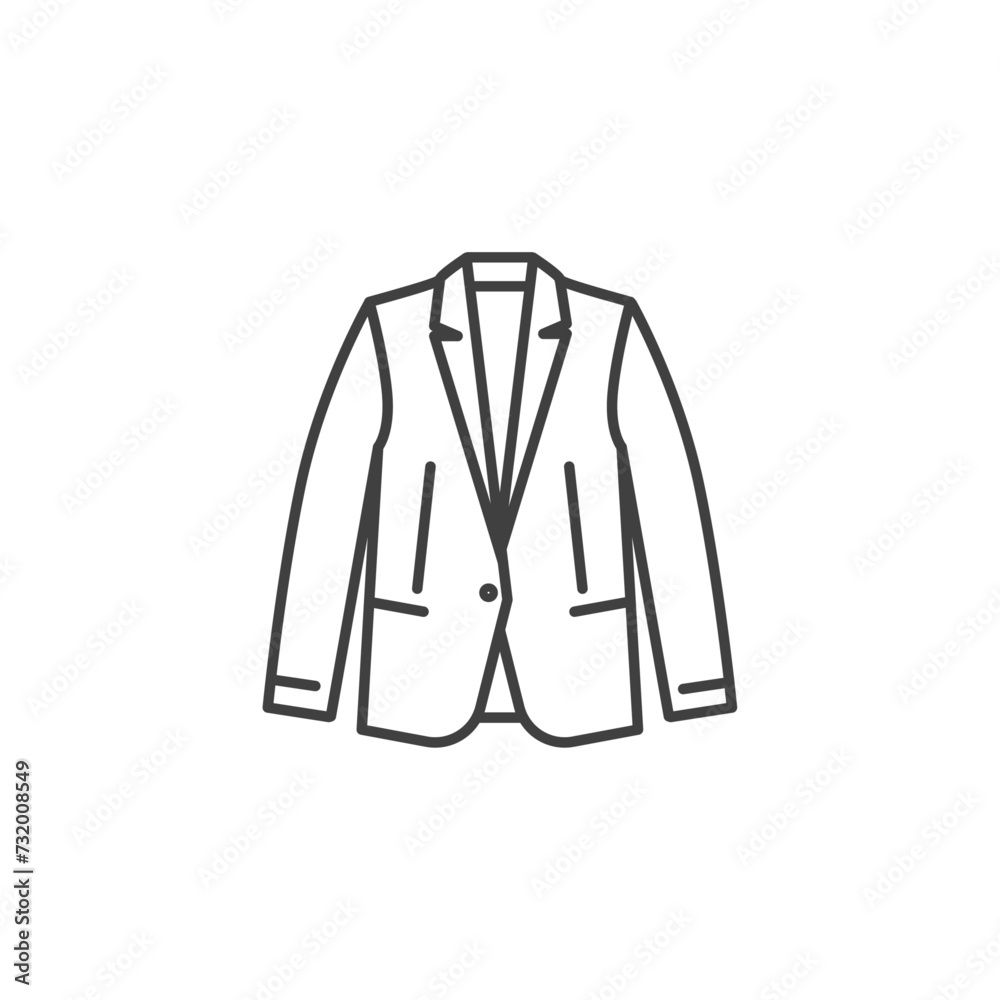Blazer flat vector design Blazer flat vector design