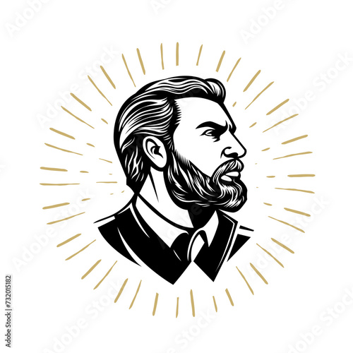 Illustration of a man on a white background.