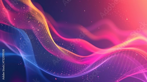 abstract background with glowing lines