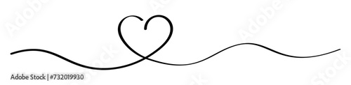 Heartbeat Line Art Design