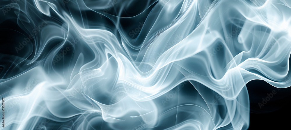 White Smoke In Motion Banner background abstract wallpaper, Milky Fog on a dark, Flowing Vape Smoke Wide Panorama White Smoke In Motion Banner background abstract wallpaper, Milky Fog on a dark, Flowing Vape Smoke Wide Panorama