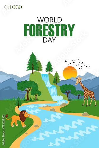 World Forestry Day  celebrated on March 21st  highlights the importance of forests and trees in sustaining life on Earth.