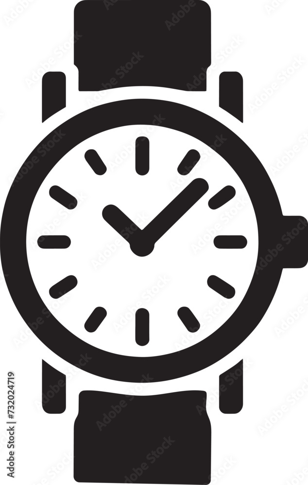 Classic Wristwatch Illustration vector Classic Wristwatch Illustration vector
