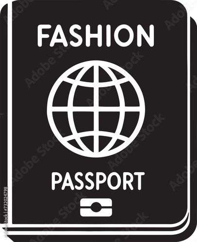 Fashion Passport Icon vector