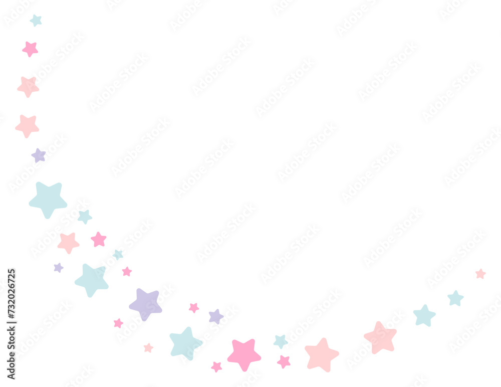 Pastel stars line simple. Vector illustration. Pastel stars line simple. Vector illustration.