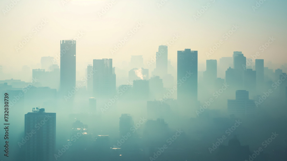 air polution, city, health issues toxic in the air
