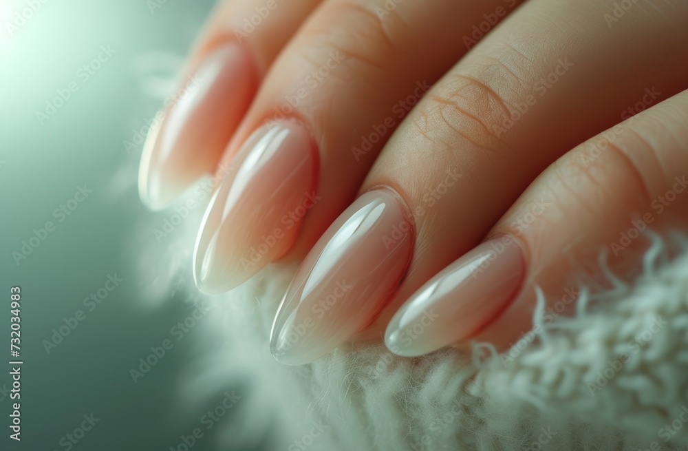 a human with natural looking nails and nails a human with natural looking nails and nails