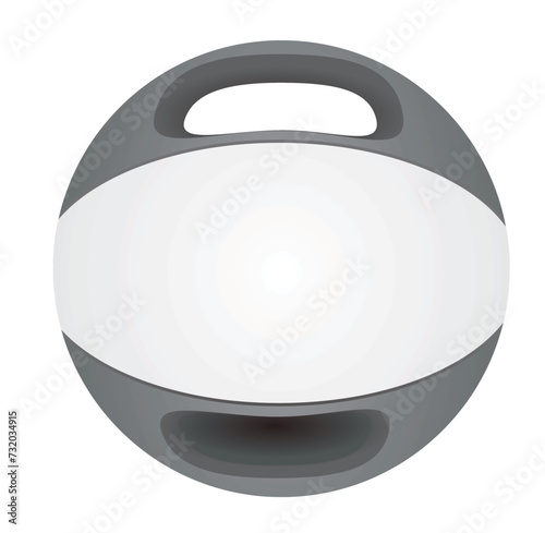 Medicine fitness ball. vector illustration