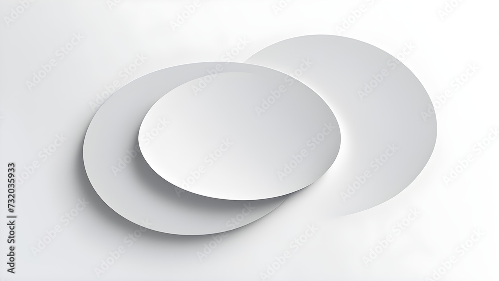 This is a circular Venn diagram graphic image that can be used as a PowerPoint background. Generative AI. This is a circular Venn diagram graphic image that can be used as a PowerPoint background. Generative AI.