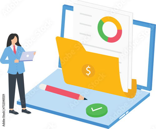 Successfully investors optimizing their investments, business financial profit concept,
