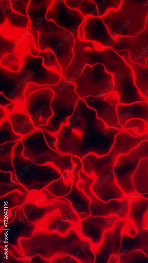 Seamless looped abstract animated glowing red color wavy line motion graphic background. Abstract moving topographic map lines. Moving wavy black line striped pattern over red color background. Seamless looped abstract animated glowing red color wavy line motion graphic background. Abstract moving topographic map lines. Moving wavy black line striped pattern over red color background.