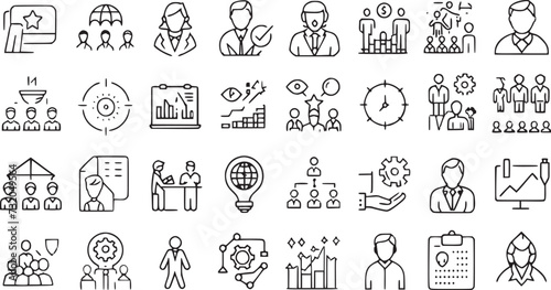 Wallpaper Mural Various man and other styles icons.  Torontodigital.ca