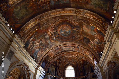 Interior of Chapel of the Virgin of Victories in Valletta  Malta  