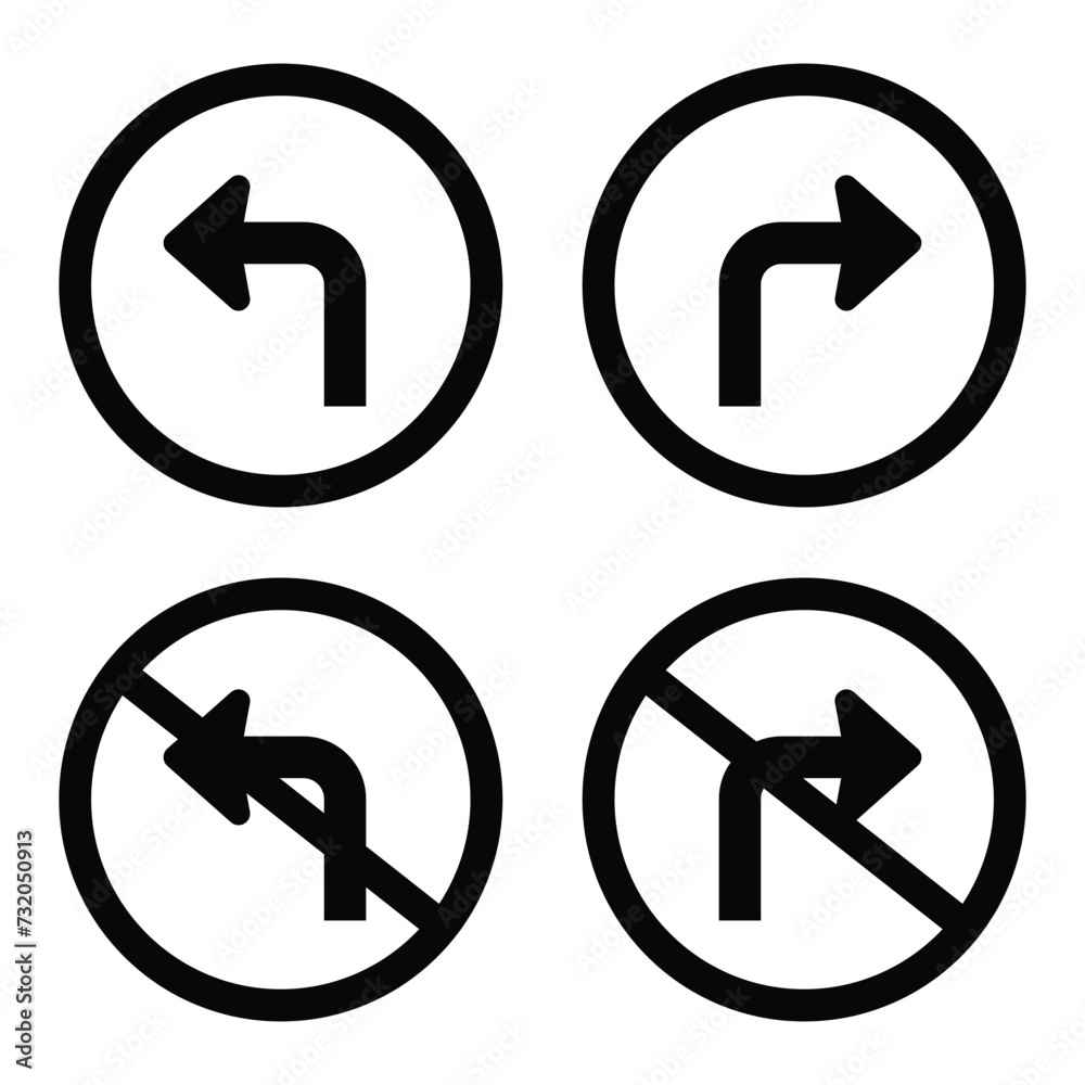 Collection of way sign outlined , Road navigation arrows, direction mark, crossroad symbol, arrow set vector illustration. Collection of way sign outlined , Road navigation arrows, direction mark, crossroad symbol, arrow set vector illustration.