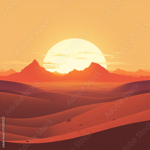 desert logotype