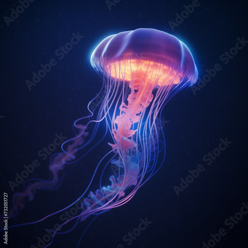 jelly fish in water