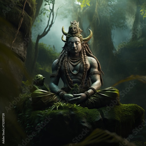 Lord Shiva: Divine Power and Tranquility in Religious Imagery