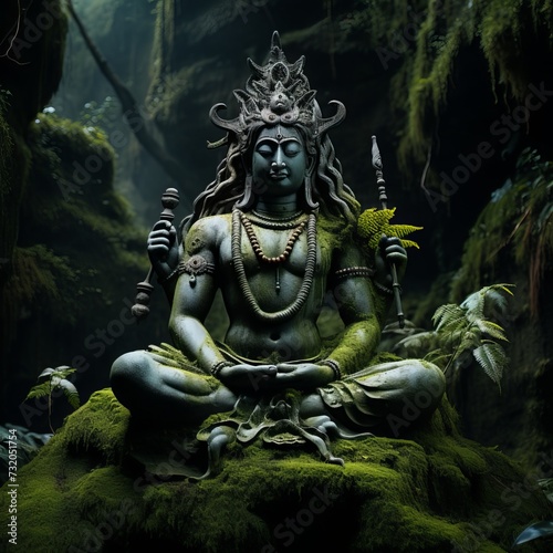 Lord Shiva: Divine Power and Tranquility in Religious Imagery