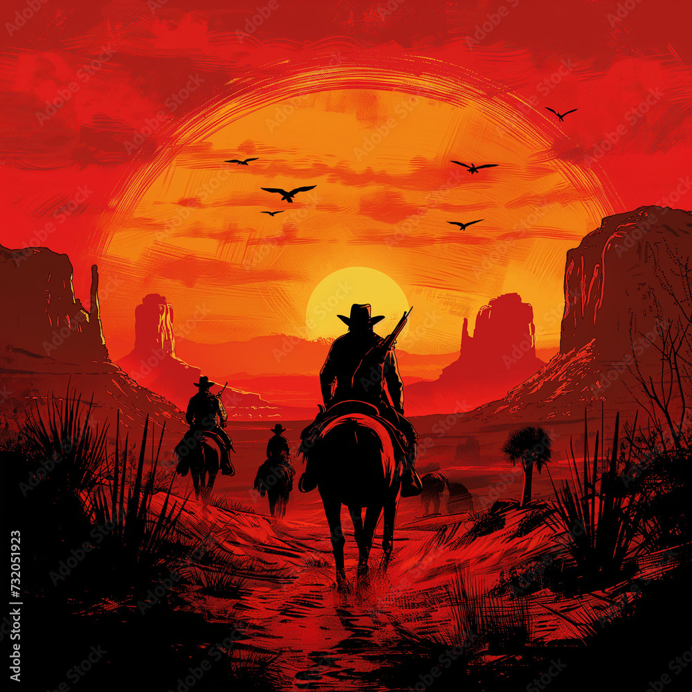 red dead redemption style wild west
