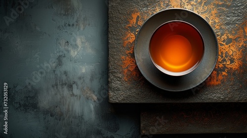 Minimalist photograph highlighting the simplicity and beauty of a cup of tea