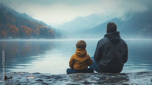 Minimalistic composition highlighting the quiet heroism and selflessness of f...