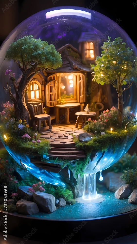 Naklejka premium the world of the world