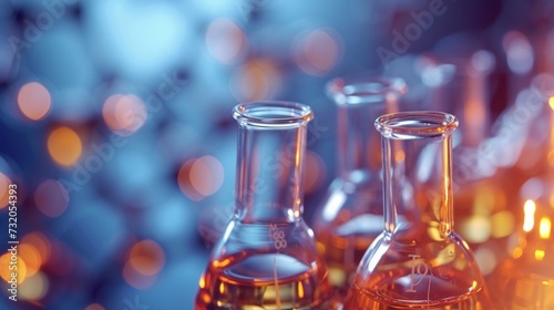 Engaging photograph of abstract scientific elements on a clean backdrop