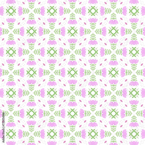 A beautiful repeating geometric pattern design. An illustration of amazing reiteration for fashion designing.